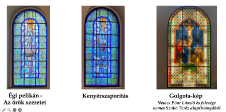 A templom további vitrázsai